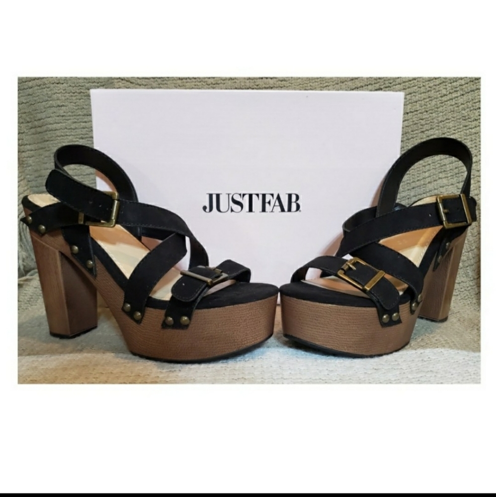 JUSTFAB Strappy Heels